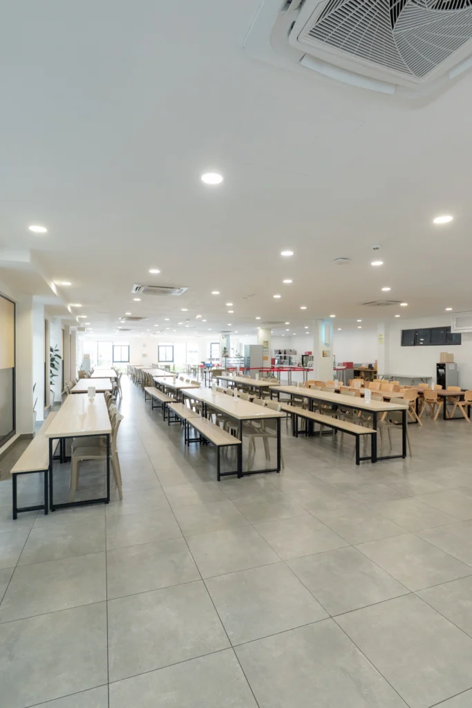 The dining hall at Concord College International School Malaysia.
