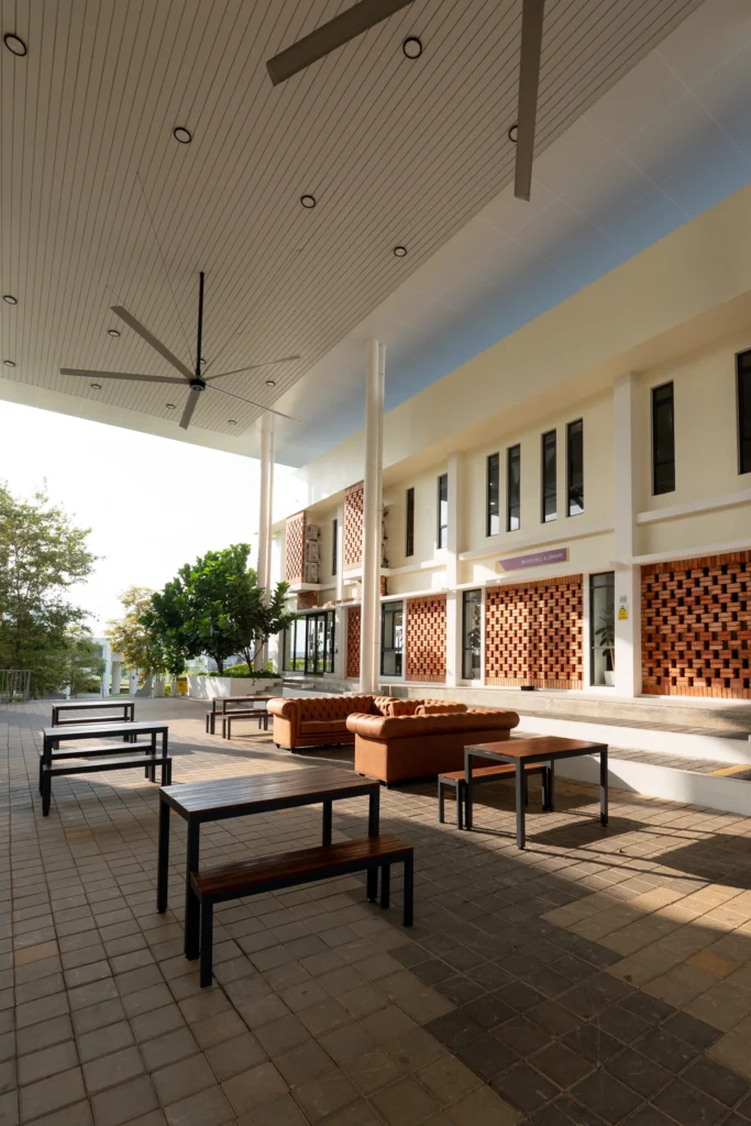 The student foyer at Concord College International School Malaysia.